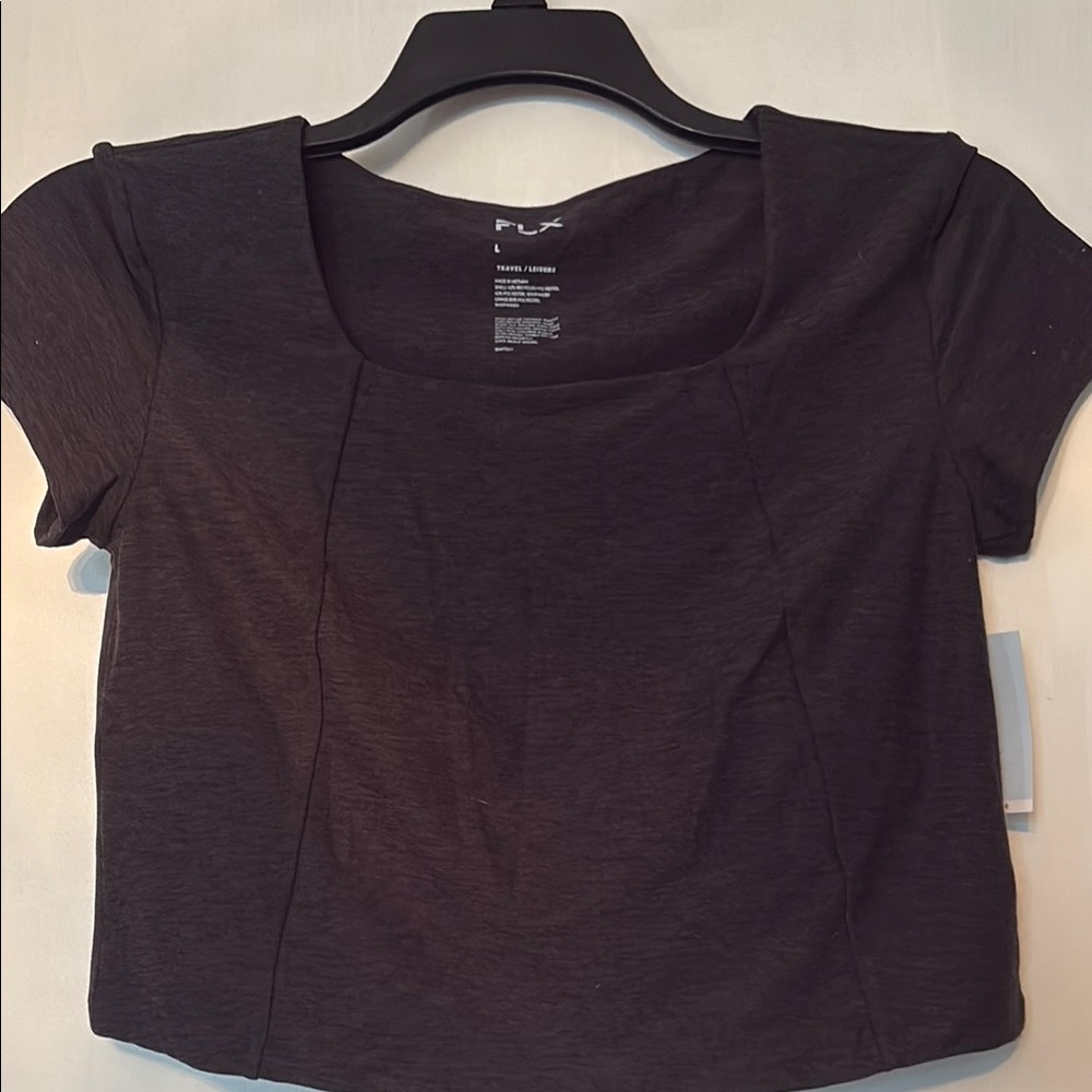 Women's Black Crop Top